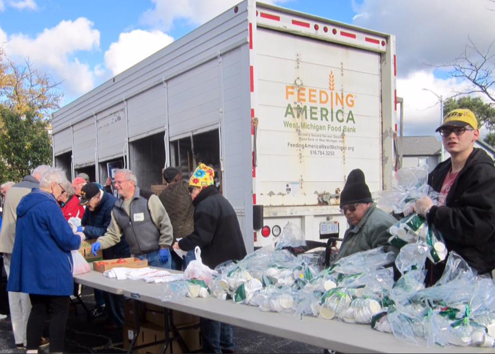 Feeding our community with Mt. Zion Church of God In Christ and St. Paul's Episcopal Church